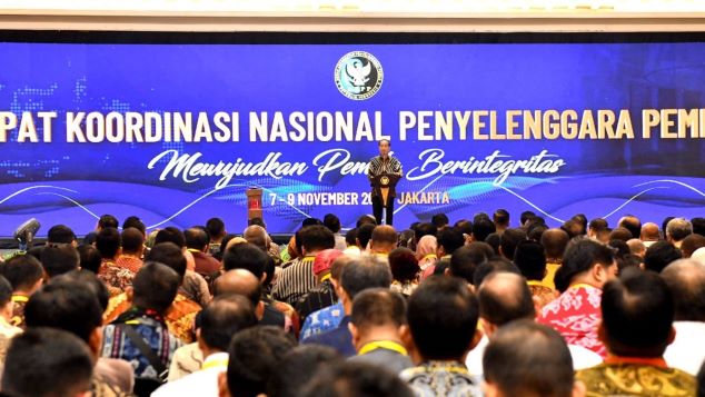 Presiden Jokowi Buka Rakornas Penyelenggara Pemilu 2024