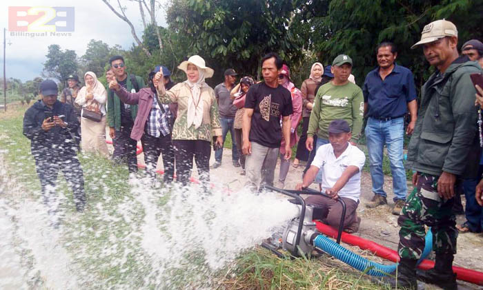 Pompanisasi Dukung PAT Sumut, Kementan Serahkan Bantuan 14 Pompa bagi Dairi