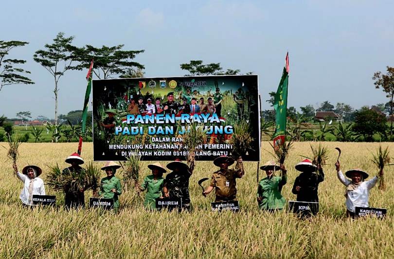 Kementan Sinergi TNI - Polri Dukung Ketahanan Pangan Kabupaten Malang