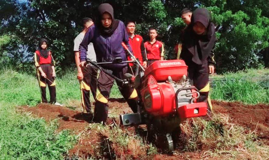 Manfaatkan Lahan Kosong, Polbangtan Kementan Olah Lahan jadi Produktif