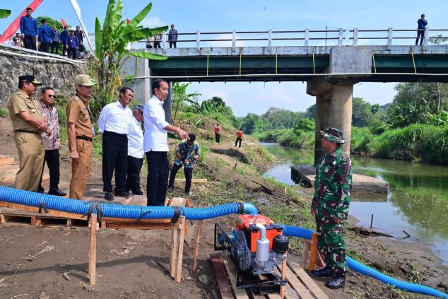 Hadapi Kekeringan, Presiden Jokowi Gencarkan Pompanisasi di Seluruh Provinsi