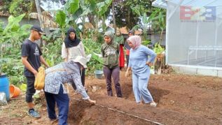 Pengabdian Masyarakat, Polbangtan Kementan Fasilitasi Taman B2SA di Bogor