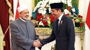 Terima Imam Besar Al Azhar, Presiden Jokowi Bahas Isu Perdamaian dan Toleransi