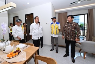 Tinjau Hunian ASN, Presiden Jokowi Tekankan Pengelolaan Smart City di IKN