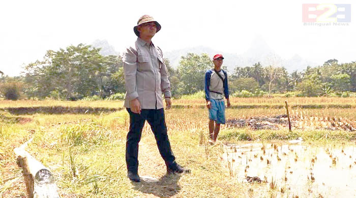 Kementan Atasi Masalah Kekeringan Lahan Sawah di Desa Tanjung Rasa