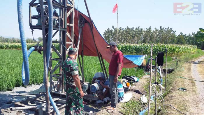 Antisipasi Darurat Pangan, Kementan Bangun Irigasi Pompa di Nganjuk