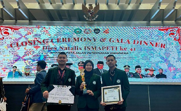 Mahasiswa Polbangtan Kementan Juara LKTI Dies Natalis Ismapeti ke-41