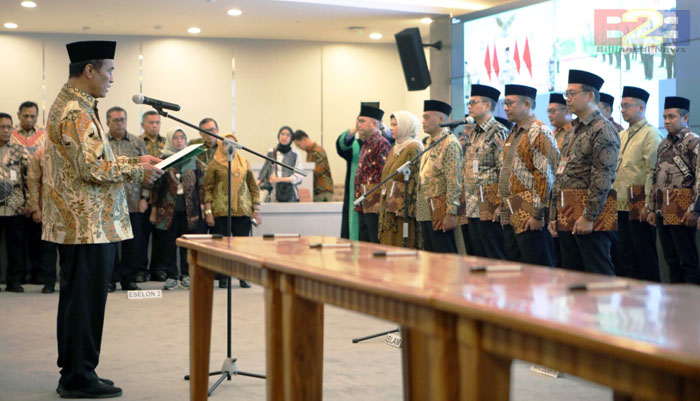 Lantik Pejabat Eselon 2, Mentan Ingatkan Pentingnya Meritokrasi & Antikorupsi